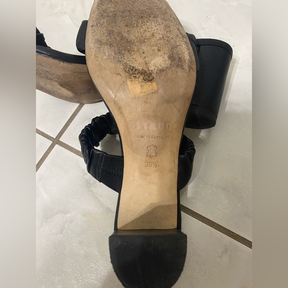 STAUD Frankie Ruched slide Sandals size 39.5 (9.5) - Picture 6 of 6